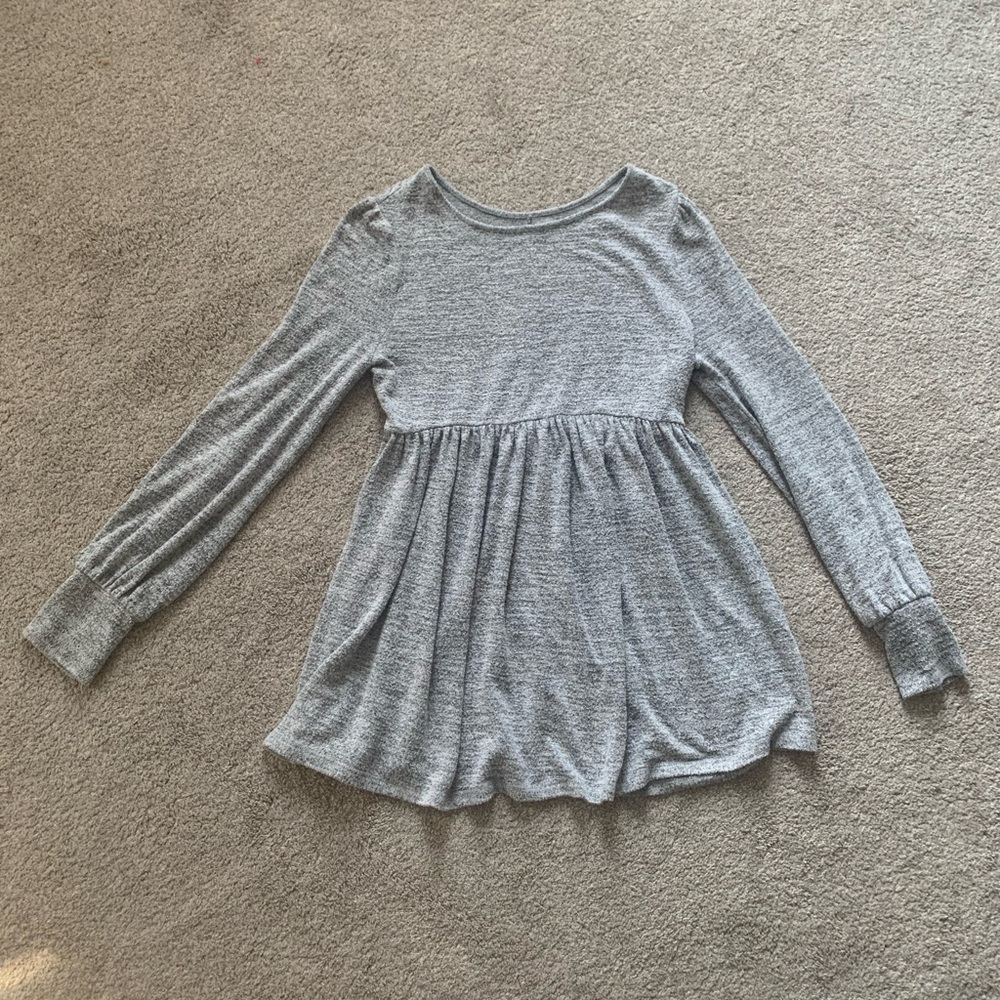 Isabel Maternity by Ingrid & Isabel Gray Long Sleeve Top